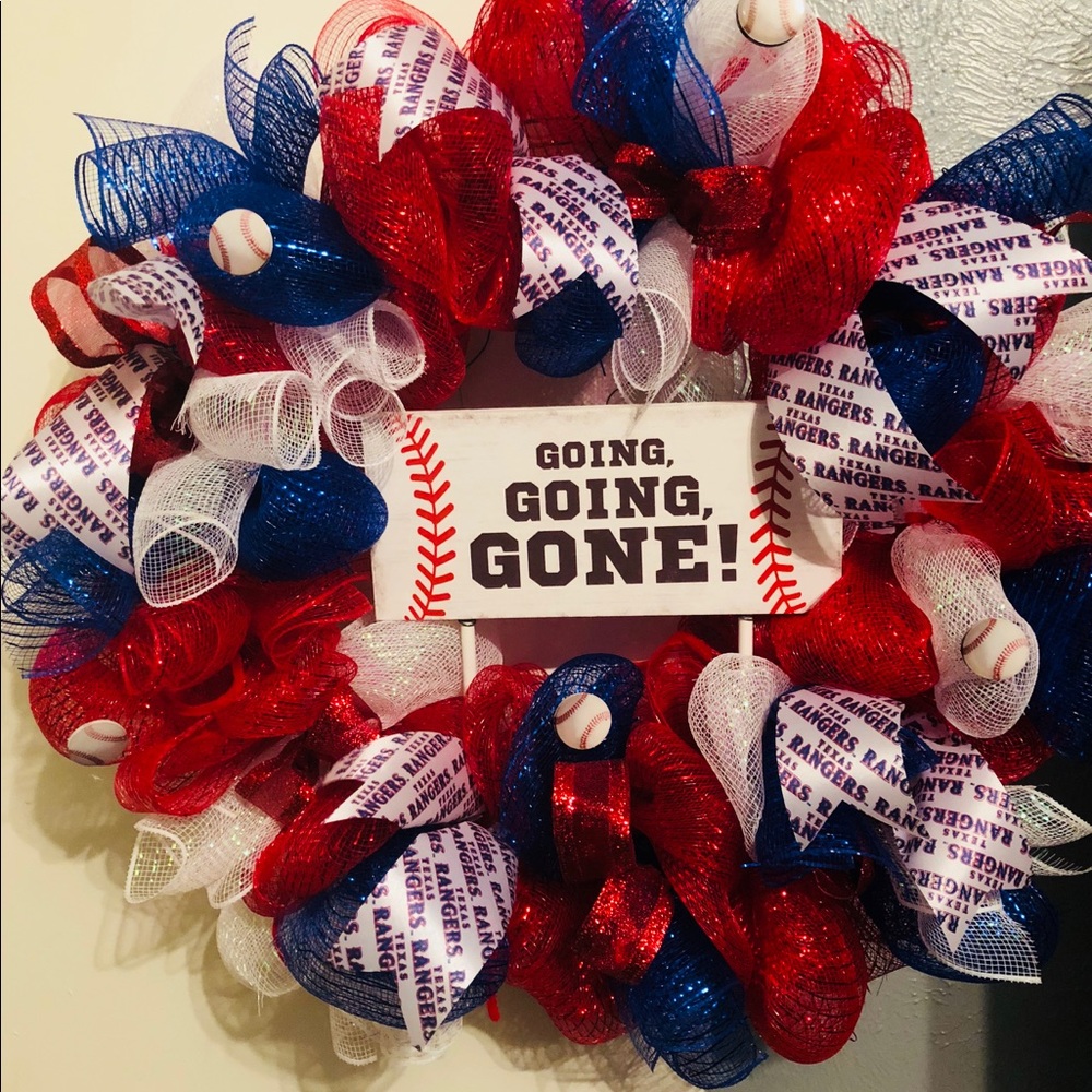 Texas rangers wreath